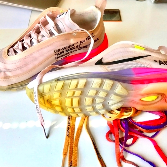 Serena Williams Nike x Off-white Air Max 97 Elemental Rose - Picture 9 of 10